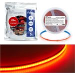 Светодиодная LED лента FERON LS530 COB 320SMD(2110) 8Вт/м 24V 5000x8x1,8мм IP20, красный 48266 (артикул 23253609) – фото 1