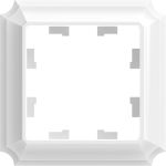 1-постовая рамка Systeme Electric Atlasdesign antique белый ATN100101 (артикул 29813108) – фото 1