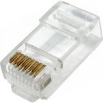 Коннектор ЭРА Джек RJ-1 RJ-45 8P8C CAT 5e 100 шт Б0048299 (артикул 16925587) – фото 1
