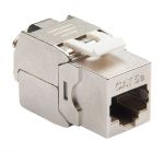 Розеточный модуль DATAREX keystone кат 5e ftp 1xrj45 t568a/b без инструмента белый DR-5112 (артикул 24670035) – фото 1