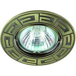 Встраиваемый спот POWERLIGHT 1хGU5,3x50W, бронза, L6092M 6092/1-4BZ (артикул 26510294) – фото 1