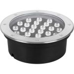 Тротуарный светильник FERON SP2708, 24LED теплый белый, 24W, 250хH90mm, IP67 32136 (артикул 15740654) – фото 1
