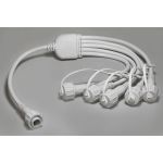 Разветвитель TEAMPROF 2 pin, 1-5, белый TPF-SC2/1-5-W (артикул 28790780) – фото 1