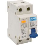 Дифференциальный автомат ANDELI DZ59LE-40 1P+N 10A 30mA х-ка С 4.5kA ADL02-051 (артикул 16086980) – фото 1