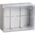 Распаячная коробка IEK км41276 о/п 240x195x90мм прозр. кр. ip55 UKO10-240-195-090-K51-55 (артикул 28938188) – фото 1