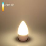 Светодиодная лампа Elektrostandard BLE1403 свеча СD LED 8W 4200K E14 a048727 (артикул 16457045) – фото 1