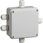 Распаячная коробка IEK км41330 о/п 100x100x50мм pg9 ip55 серая UKO10-100-100-050-K51-55 (артикул 28938266) – фото 1