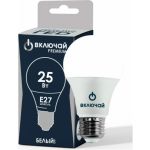Светодиодная лампа Включай 4000K 220V LED PREMIUM А80-25W-E27-W ЛОН 1200954 (артикул 20237950) – фото 1