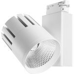 Светодиодный трековый однофазный светильник на шинопровод FERON AL105 30W, 2400 Lm, 4000К, 35 градусов, белый 29693 (артикул 15749026) – фото 1