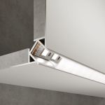 Встраиваемый угловой профиль Elektrostandard LL-2-ALP015 (внешний угол) для LED ленты (под ленту 9mm) алюминиевый a053635 (артикул 18074203) – фото 1
