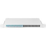 Оптический кросс Nikomax 19 1U укомплектованный на 24 порта LC/UPC SM 9/125 OS2 серый полный NMF-RP24LCUS2-WS-ES-1U-GY (артикул 16078158) – фото 1