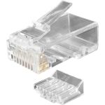 Разъем Hyperline RJ-45 8P8C под витую пару, категория 6 (50 µ""/ 50 микродюймов), универсальный (для одножильного и многожильного кабеля), со вставкой, 100 шт. 49364 (артикул 23654865) – фото 1