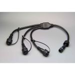 Разветвитель TEAMPROF 2 pin, 1-3, чёрный TPF-SC2/1-3-B (артикул 28790252) – фото 1