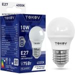 Светодиодная лампа TOKOV ELECTRIC 10Вт G45 4000К Е27 176-264В TKE-G45-E27-10-4K (артикул 25224645) – фото 1