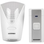 Беспроводной дверной звонок REXANT RX-7 с световой индикацией 220В 73-0070 (артикул 21976288) – фото 1
