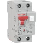 Автоматический выключатель дифференциального тока DKC авдт yon mdr63 1p+n 6a c 30ma 6ka тип a MDR63-22C6-A (артикул 29777852) – фото 1