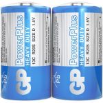 Солевые батарейки GP powerplus 13c типоразмера d - 2 шт. в пленке GP 13CEBRA-2S2 (артикул 26074451) – фото 1