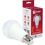 Умная LED лампа EKF HomeConnect 8W, WIFI, RGBW, E27 slwf-e27-rgbw (артикул 16501311) – фото 1