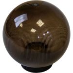 Садово-парковый светильник ЭРА НТУ, 02-60-255, шар дымчатый, призма, D250mm Б0048071 (артикул 16200026) – фото 1