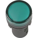 Лампа IEK AD16DS LED матрица, d=16мм, зеленый, 24В, AC/DC BLS10-ADDS-024-K06-16 (артикул 15166904) – фото 1