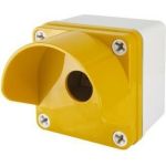 Корпус TDM КП101 c козырьком для кнопок 1 место IP66 ABS желтый SQ0705-0011 (артикул 20038462) – фото 1