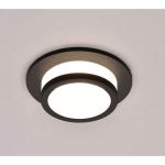 Встраиваемый алюминиевый светильник ЭРА KL89 BK MR16/GU5.3 черный Б0054357 (артикул 21449482) – фото 1