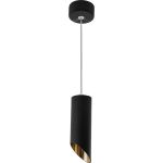 Потолочный светильник FERON ML1828 на подвесе MR16 35W 230V, черный, золото 55x200, 48043 (артикул 21713506) – фото 1