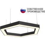 Шестиугольный светильник ООО Лидер 530x610x50 4000К 54W Черный М0000037866 (артикул 27987098) – фото 1