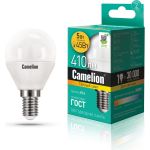 Светодиодная лампа 5Вт 220В Camelion LED5-G45/830/E14 12027 (артикул 15545523) – фото 1
