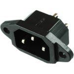 Сетевая вилка Pro Legend 3 PIN пластик на корпус 250V 10A PL2300 (артикул 24604761) – фото 1