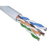 Кабель Caplex 0,47, кат. 5e UTP, PE, чёрный, коробка 305 м. С4U5-0201047-B305 (артикул 30688766) – фото 1