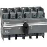 Реверсивный рубильник c рукояткой для прямой установки EKF 63A, 3P, TwinBlock tb-s-63-3p-rev (артикул 16369540) – фото 1