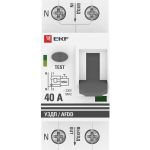Устройство защиты от дугового пробоя EKF (УЗДП) 1P+N 40А PROxima afdd-2-40-pro (артикул 23037285) – фото 1