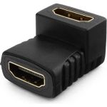 Угловой переходник Cablexpert HDMI-HDMI, 19F/19F, золотые разъемы, пакет A-HDMI-FFL (артикул 16206369) – фото 1