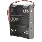 Отсек для элементов питания Robiton Bh3xC с двумя проводами PK1 16515 (артикул 21094180) – фото 1