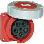 Встраиваемая розетка PCE 125А 400V 3P+N+E IP67 345-6 (артикул 16040306) – фото 1