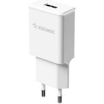 Сетевое зарядное устройство для смартфонов КОСМОС USB 18Вт, KHCH18WUSB (артикул 28568492) – фото 1