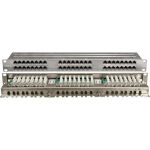 Патч-панель высокой плотности 19"" Hyperline, 1U, 48 портов RJ-45, полный экран, категория 6, 420642 (артикул 19948210) – фото 1