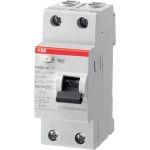 Выключатель дифференциального тока ABB 2 модуль FH202 AC-40/0,1 2CSF202006R2400 (артикул 16024313) – фото 1