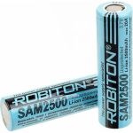 Аккумулятор ROBITON SAM2500 20А Samsung 18650-25R без защиты 15704 (артикул 22996149) – фото 1