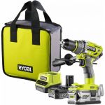 Бесщеточная ударная дрель-шуруповерт Ryobi ONE+ R18PD7-252S 5133004391 (артикул 16177603) – фото 1
