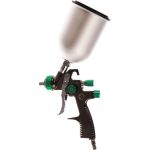 Пневматический краскопульт INTERTOOL LVLP GREEN, форсунка 1.3 мм, бачок 600 мл PT-0131 (артикул 16451018) – фото 1