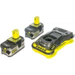 Набор Ryobi ONE+ RC18150-250 5133004422 аккумулятор (18 В; 5.0 A*ч; Li-Ion) 2 шт. и зарядное устройство RC18-150 (артикул 15863320) – фото 1