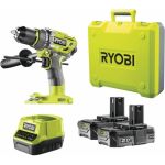 Бесщеточная ударная дрель-шуруповерт Ryobi ONE+ R18PD7-220B 5133004295 (артикул 15863330) – фото 1