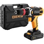 Аккумуляторная дрель-шуруповерт DEKO DKCD20FU-Li SET 3 063-4177 (артикул 16504230) – фото 1
