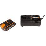 Набор 3601 аккумулятор 2 Ач, зарядное устройство 2А WORX WA3601 (артикул 16045436) – фото 1