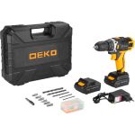 Аккумуляторная дрель DEKO DKCD12FU-Li 063-4132 (артикул 16504471) – фото 1