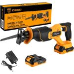 Аккумуляторная сабельная пила DEKO DKRS20, 20 В, 2х2.0 Ач 063-4253 (артикул 22482255) – фото 1