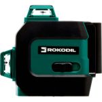 Лазерный уровень Rokodil Ray Pro 3D, зеленый луч, 12 линий на 360 градусов 1045797 (артикул 23609319) – фото 1