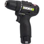 Аккумуляторная дрель-шуруповерт WORX Professional WE210.2 бесщеточный, 12В, 38Нм, 2Ач х2, ЗУ 1.5 Ач WE210.2 (артикул 25675233) – фото 1